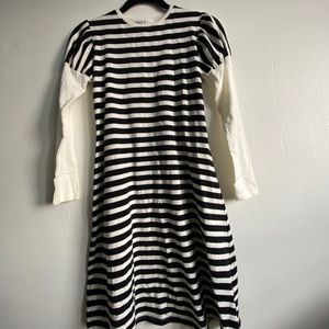 Striped Long Sleeve Dress